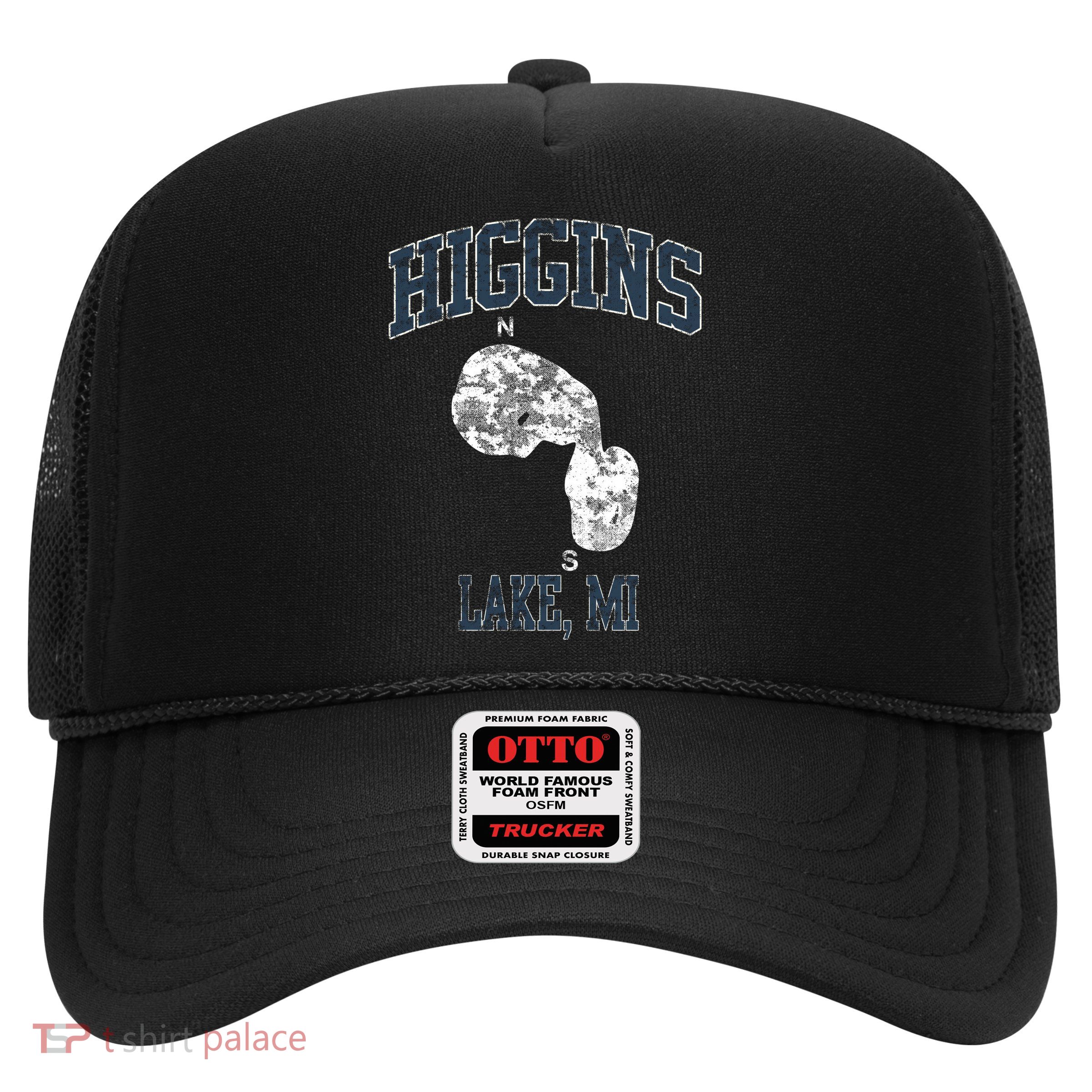 Higgins Lake Michigan Vintage Trucker Hat