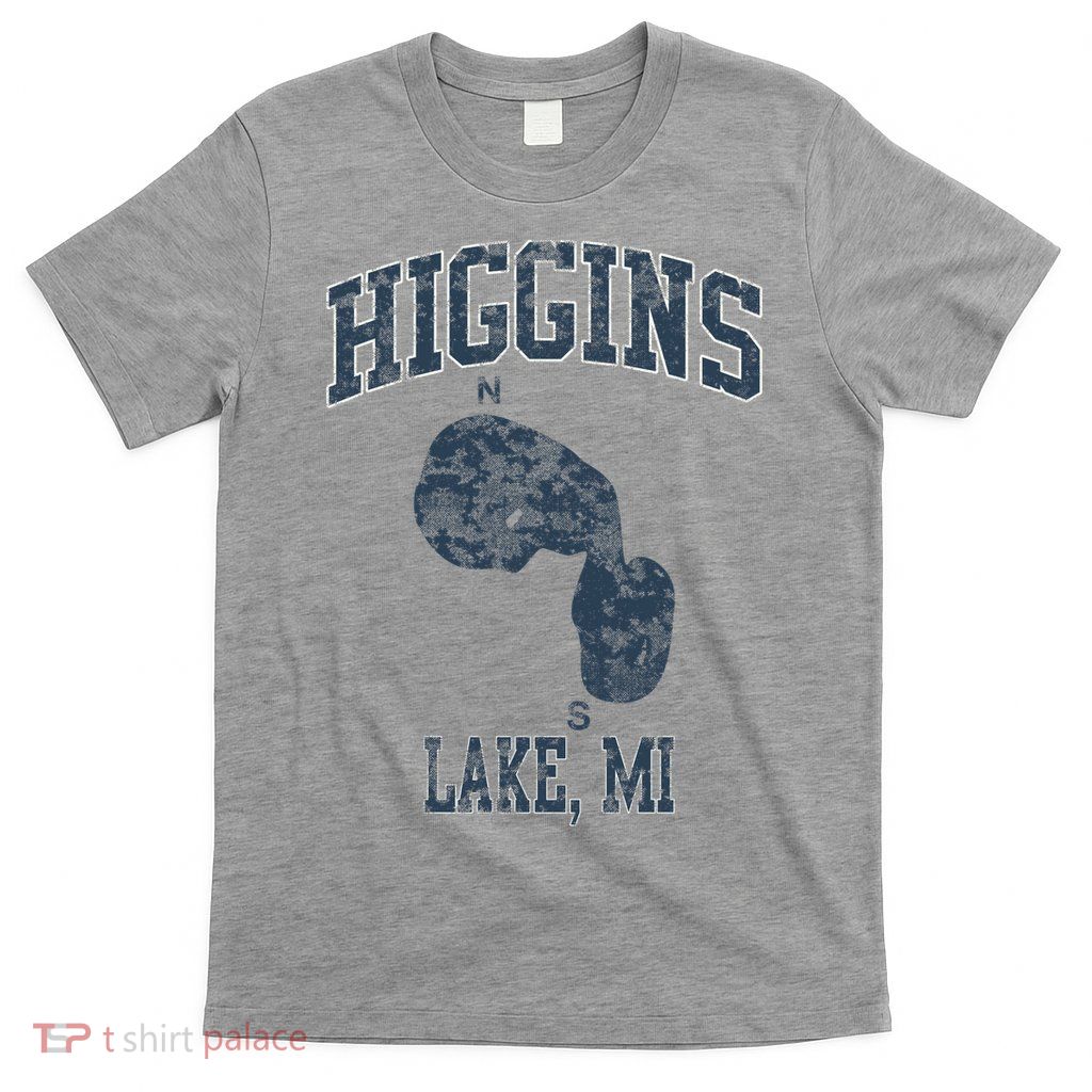 Higgins Lake Michigan Vintage T-Shirt