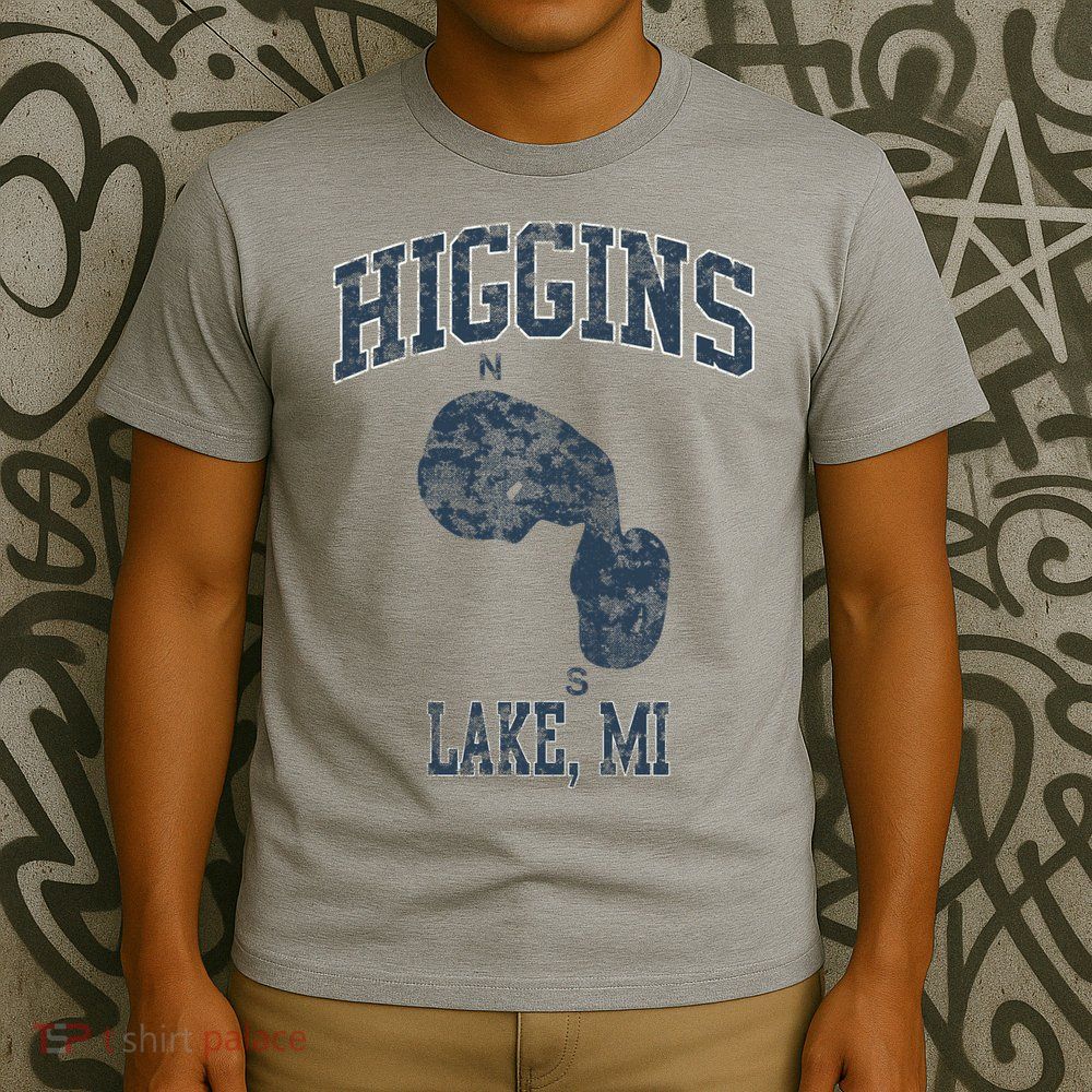 Higgins Lake Michigan Vintage T-Shirt