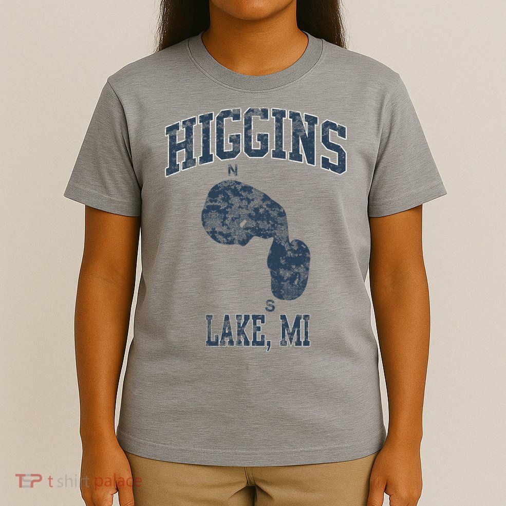 Higgins Lake Michigan Vintage T-Shirt