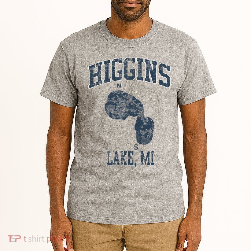 Higgins Lake Michigan Vintage Tall T-Shirt