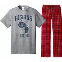 Higgins Lake Michigan Vintage Pajama Set