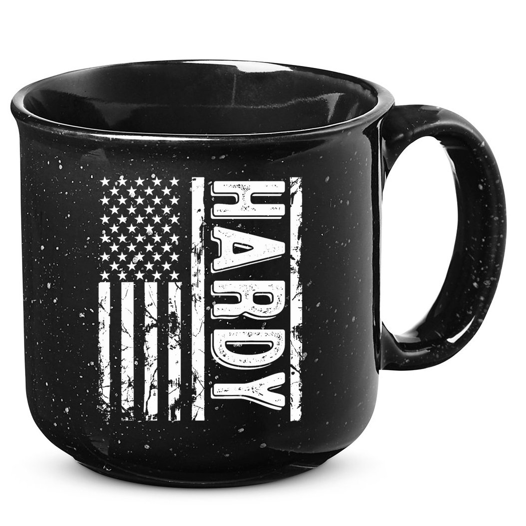 Hardy Last Name Funny Surname Team Hardy Family Reunion 15oz Campfire Ceramic Mug