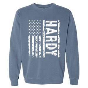 Hardy Last Name Funny Surname Team Hardy Family Reunion Garment-Dyed Sweatshirt