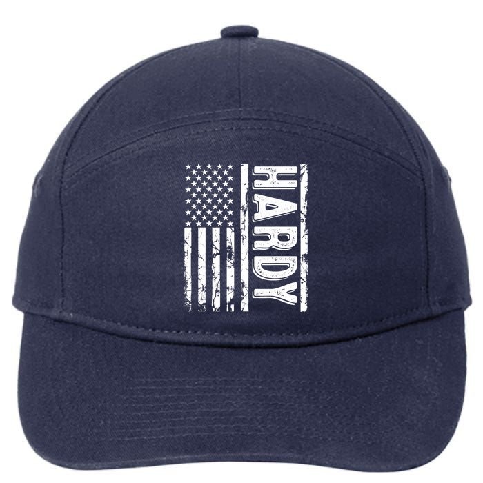 Hardy Last Name Funny Surname Team Hardy Family Reunion 7-Panel Snapback Hat