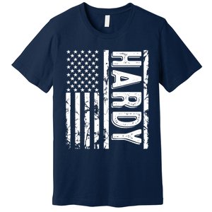 Hardy Last Name Funny Surname Team Hardy Family Reunion Premium T-Shirt