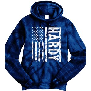 Hardy Last Name Funny Surname Team Hardy Family Reunion Tie Dye Hoodie