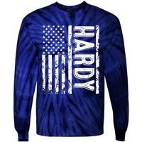 Hardy Last Name Funny Surname Team Hardy Family Reunion Tie-Dye Long Sleeve Shirt