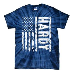 Hardy Last Name Funny Surname Team Hardy Family Reunion Tie-Dye T-Shirt