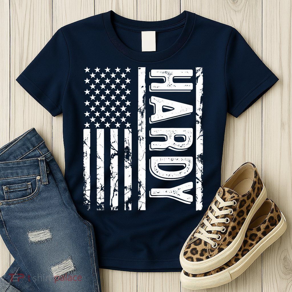 Hardy Last Name Funny Surname Team Hardy Family Reunion Womens T-Shirt