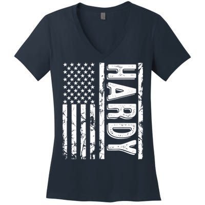 Hardy Last Name Funny Surname Team Hardy Family Reunion Women's V-Neck T-Shirt