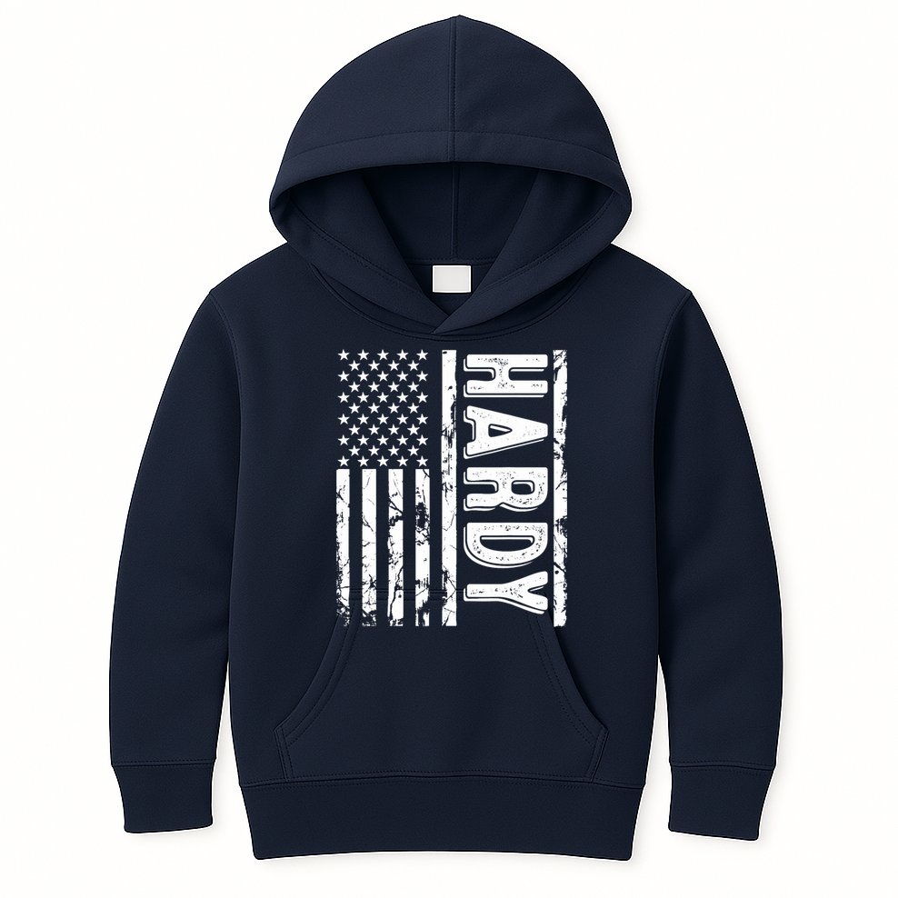 Hardy Last Name Funny Surname Team Hardy Family Reunion Kids Hoodie