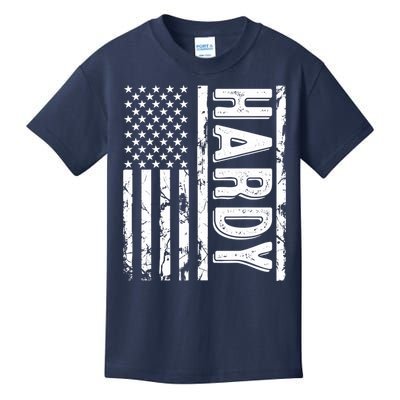 Hardy Last Name Funny Surname Team Hardy Family Reunion Kids T-Shirt
