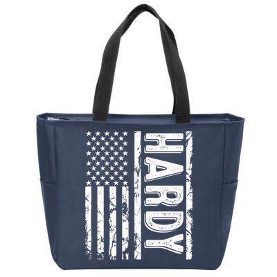 Hardy Last Name Funny Surname Team Hardy Family Reunion Zip Tote Bag