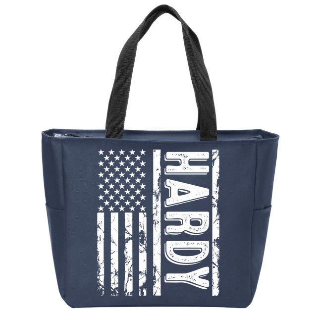 Hardy Last Name Funny Surname Team Hardy Family Reunion Zip Tote Bag