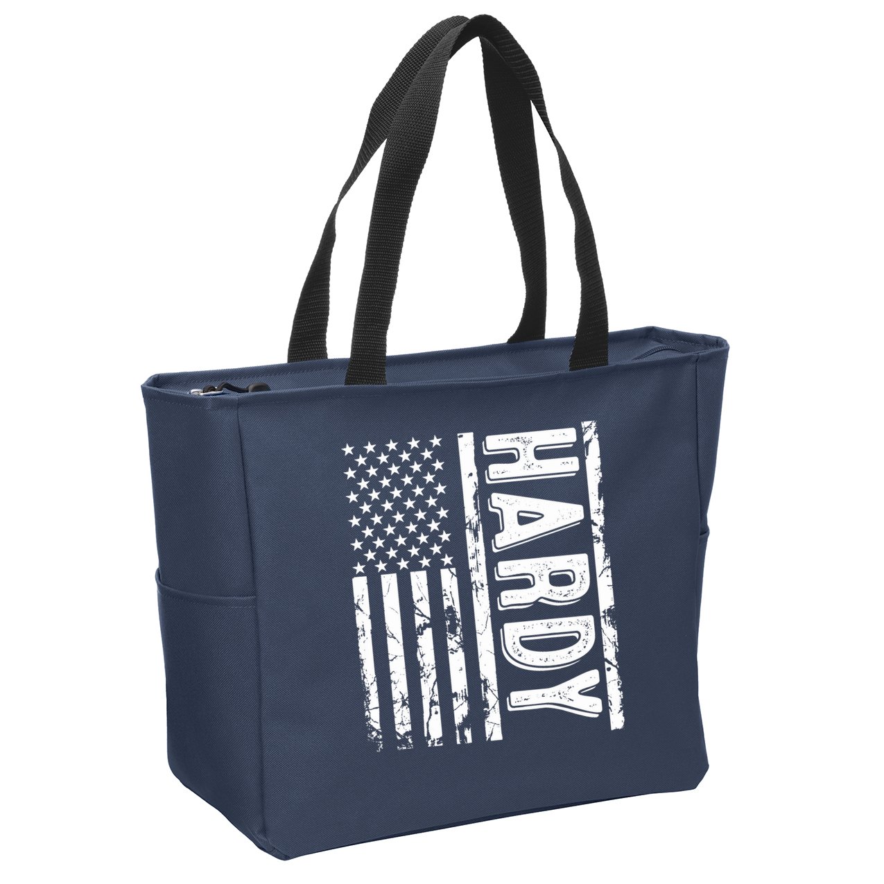 Hardy Last Name Funny Surname Team Hardy Family Reunion Zip Tote Bag