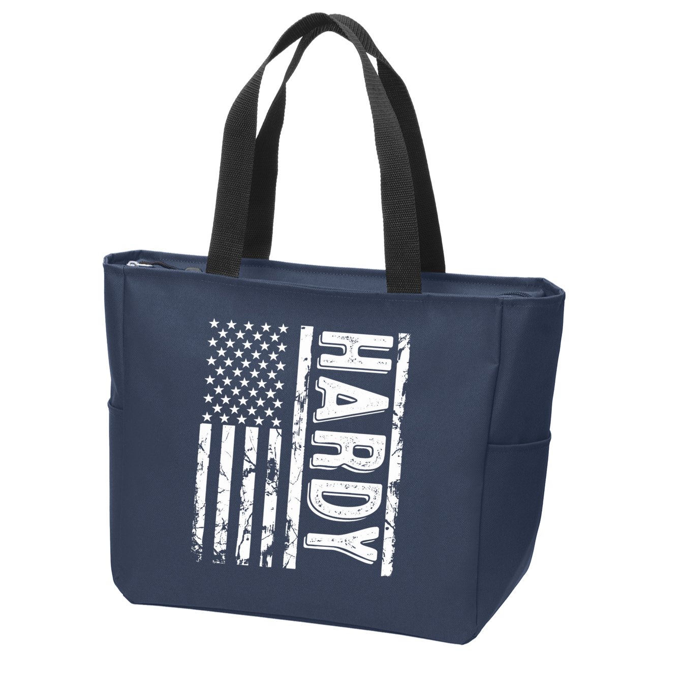 Hardy Last Name Funny Surname Team Hardy Family Reunion Zip Tote Bag