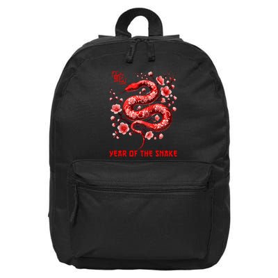 Happy Lunar New Year 2025 Year Of The Snake Zodiac Sign 16 in Basic Backpack