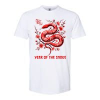 Happy Lunar New Year 2025 Year Of The Snake Zodiac Sign Softstyle CVC T-Shirt