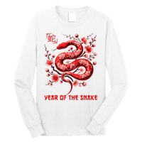 Happy Lunar New Year 2025 Year Of The Snake Zodiac Sign Long Sleeve Shirt