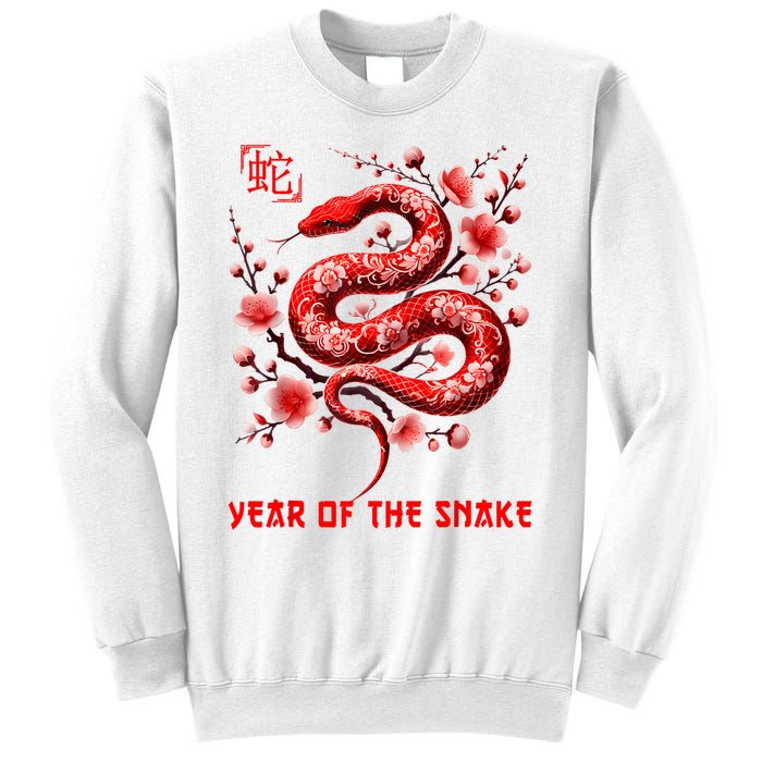 Happy Lunar New Year 2025 Year Of The Snake Zodiac Sign Sweatshirt