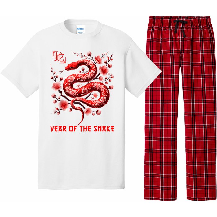 Happy Lunar New Year 2025 Year Of The Snake Zodiac Sign Pajama Set