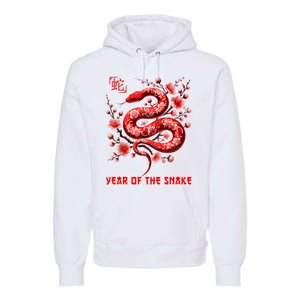 Happy Lunar New Year 2025 Year Of The Snake Zodiac Sign Premium Hoodie