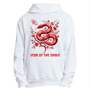 Happy Lunar New Year 2025 Year Of The Snake Zodiac Sign Urban Pullover Hoodie