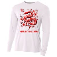 Happy Lunar New Year 2025 Year Of The Snake Zodiac Sign Cooling Performance Long Sleeve Crew