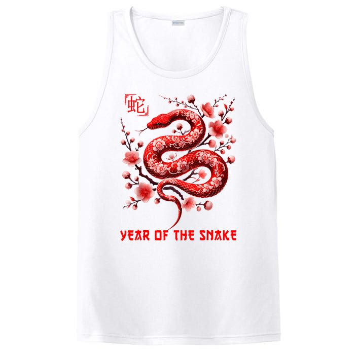 Happy Lunar New Year 2025 Year Of The Snake Zodiac Sign PosiCharge Competitor Tank