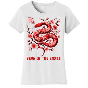 Happy Lunar New Year 2025 Year Of The Snake Zodiac Sign Women's T-Shirt