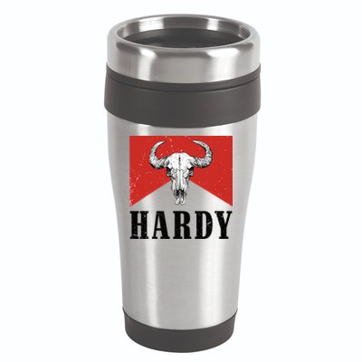 H.A.R.D.Y Last Name H.A.R.D.Y Family Western Style 16oz Travel Tumbler