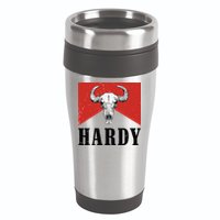 H.A.R.D.Y Last Name H.A.R.D.Y Family Western Style 16oz Travel Tumbler