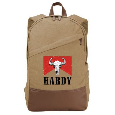 H.A.R.D.Y Last Name H.A.R.D.Y Family Western Style Cotton Canvas Backpack