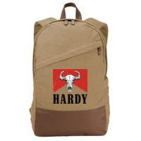 H.A.R.D.Y Last Name H.A.R.D.Y Family Western Style Cotton Canvas Backpack