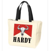 H.A.R.D.Y Last Name H.A.R.D.Y Family Western Style Zip Tote Bag