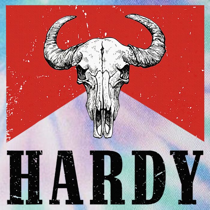 H.A.R.D.Y Last Name H.A.R.D.Y Family Western Style Legacy Tie Dye Trucker Hat