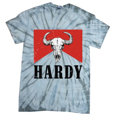 H.A.R.D.Y Last Name H.A.R.D.Y Family Western Style Tie-Dye T-Shirt