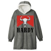 H.A.R.D.Y Last Name H.A.R.D.Y Family Western Style Hooded Wearable Blanket
