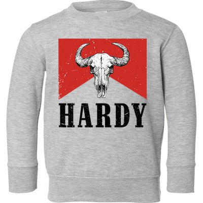 H.A.R.D.Y Last Name H.A.R.D.Y Family Western Style Toddler Sweatshirt