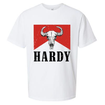 H.A.R.D.Y Last Name H.A.R.D.Y Family Western Style Sueded Cloud Jersey T-Shirt