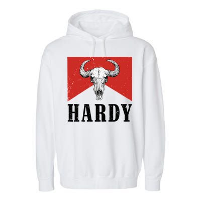 H.A.R.D.Y Last Name H.A.R.D.Y Family Western Style Garment-Dyed Fleece Hoodie