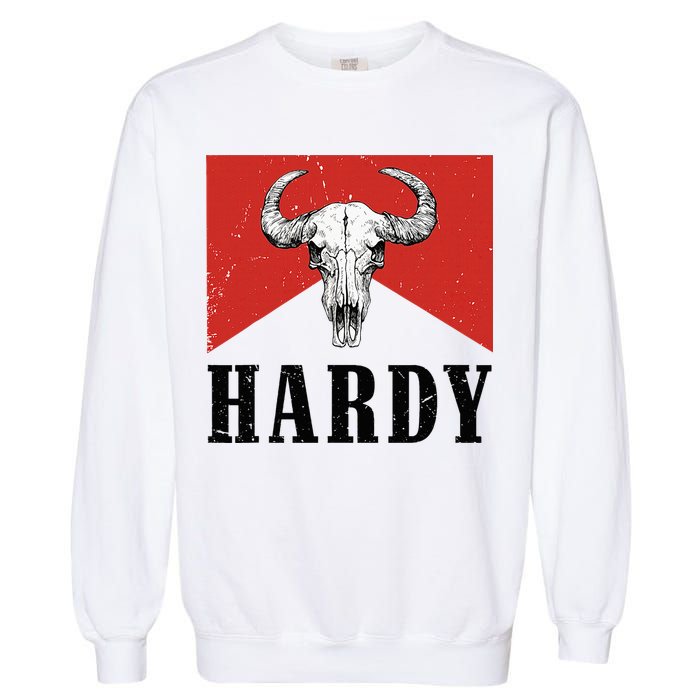 H.A.R.D.Y Last Name H.A.R.D.Y Family Western Style Garment-Dyed Sweatshirt
