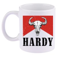 H.A.R.D.Y Last Name H.A.R.D.Y Family Western Style 11oz C Handle Ceramic Mug