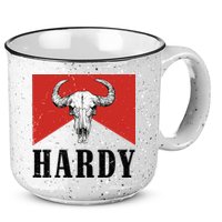 H.A.R.D.Y Last Name H.A.R.D.Y Family Western Style 15oz Campfire Ceramic Mug