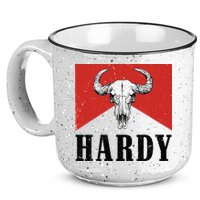 H.A.R.D.Y Last Name H.A.R.D.Y Family Western Style 15oz Campfire Ceramic Mug