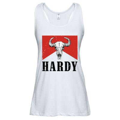 H.A.R.D.Y Last Name H.A.R.D.Y Family Western Style Ladies Essential Flowy Tank