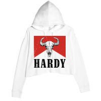 H.A.R.D.Y Last Name H.A.R.D.Y Family Western Style Crop Fleece Hoodie