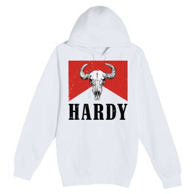 H.A.R.D.Y Last Name H.A.R.D.Y Family Western Style Premium Pullover Hoodie