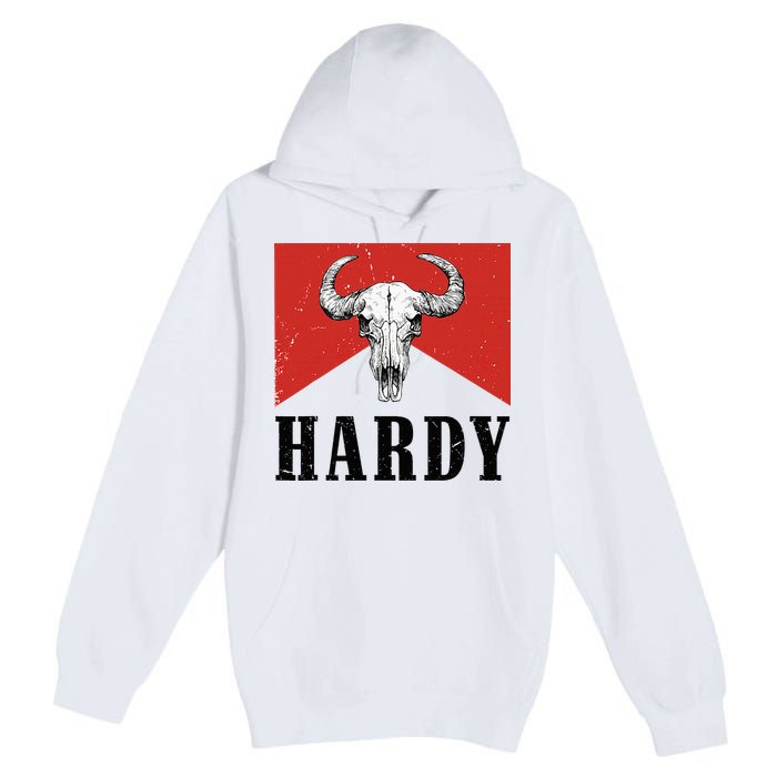 H.A.R.D.Y Last Name H.A.R.D.Y Family Western Style Premium Pullover Hoodie
